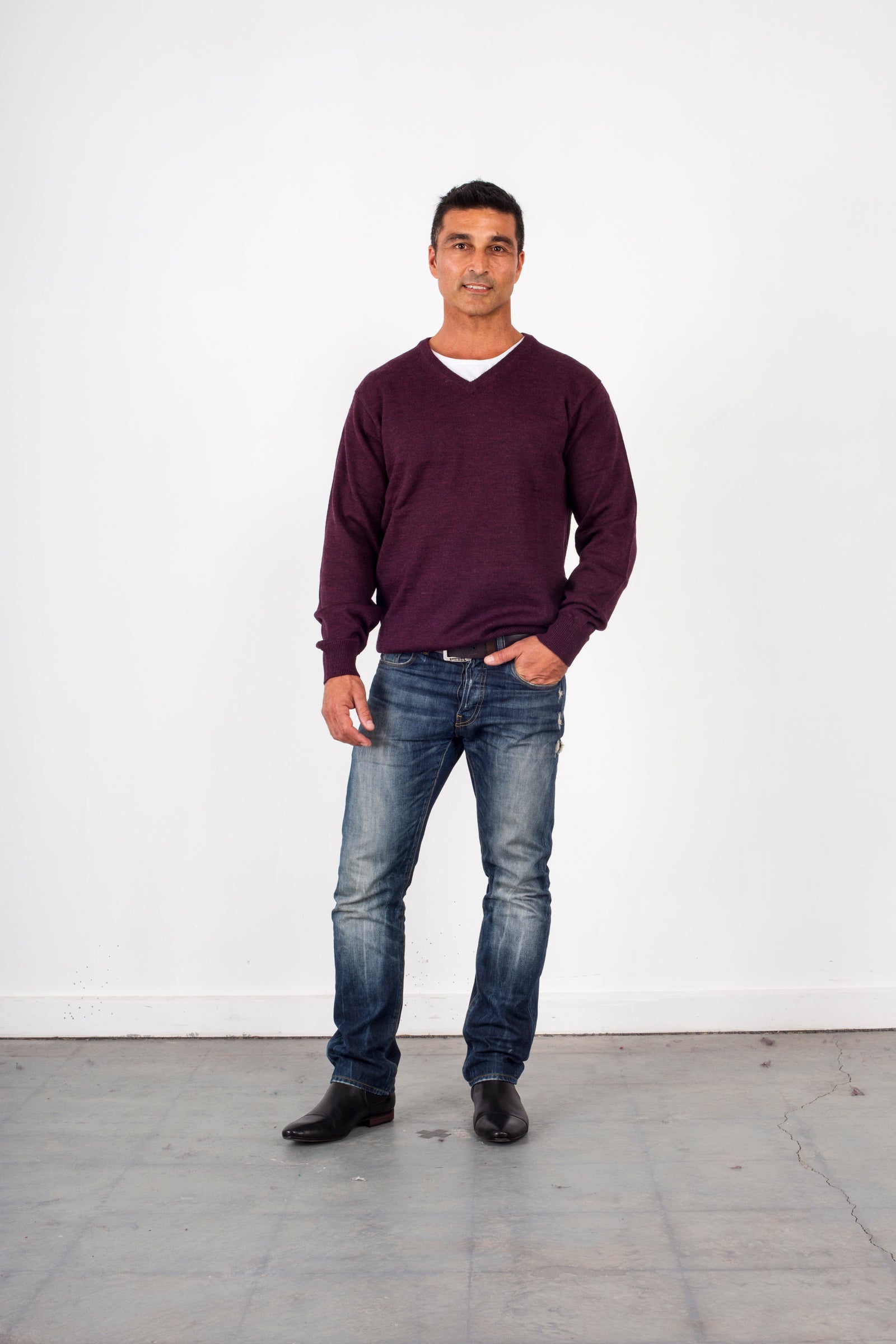 ANSETT Machine Washable V-Neck Jumper