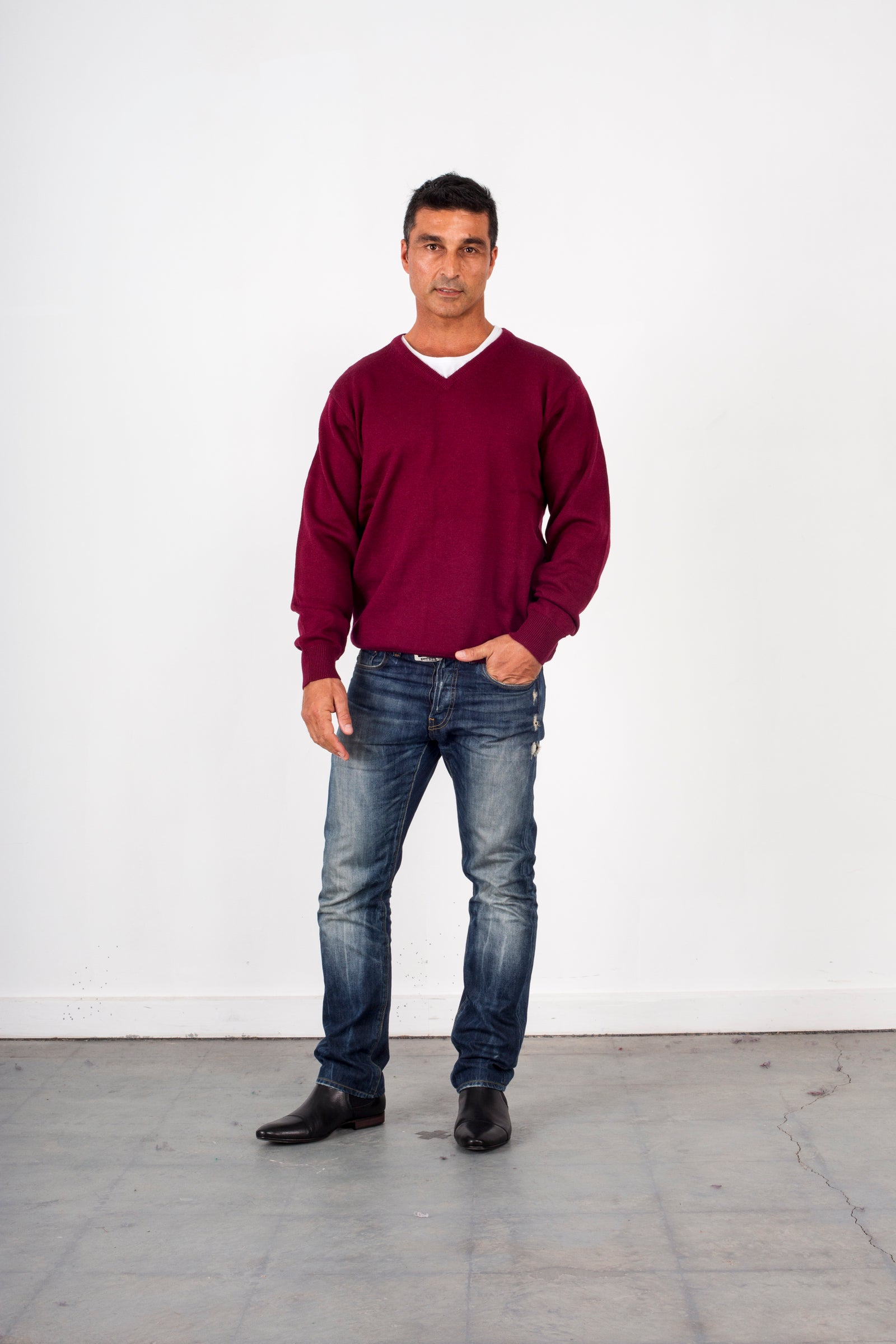 ANSETT Machine Washable V-Neck Jumper