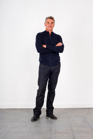 Essential Zip Jacket Bridge & Lord knitwear