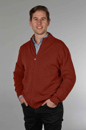 Essential Zip Jacket Bridge & Lord knitwear