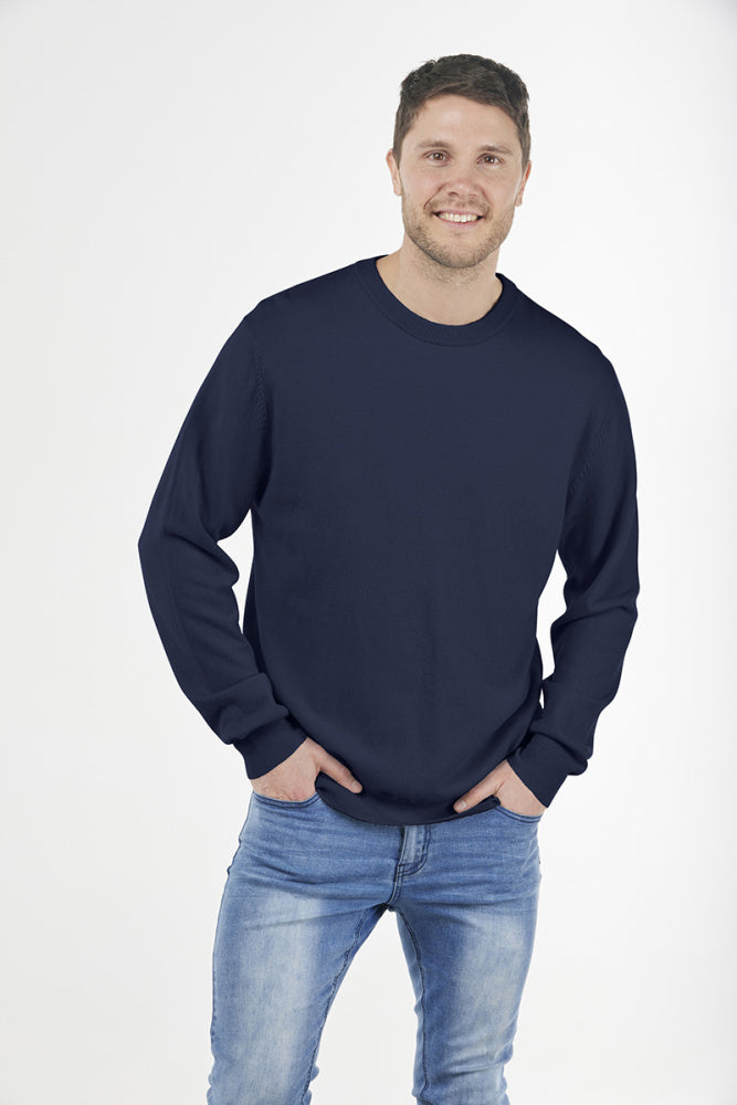 MERINO / CASHMERE ESSENTIAL CREW NECK PULLOVER BRIDGE & LORD