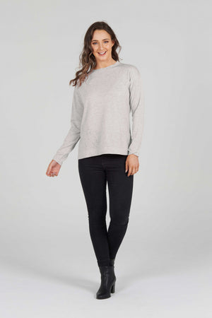 POINTELLE STAR CREW PULLOVER (only 2xL left)