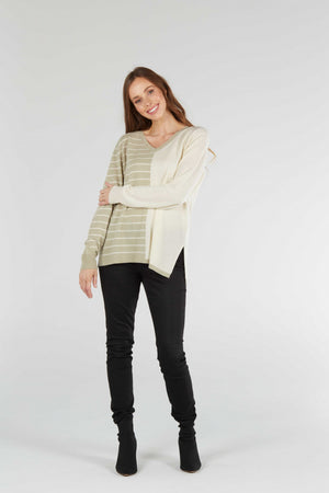 HALF STRIPE PULLOVER only 2XL in safe available