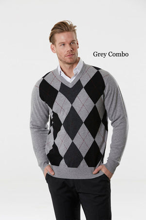 V- neck Diamond Cashmere