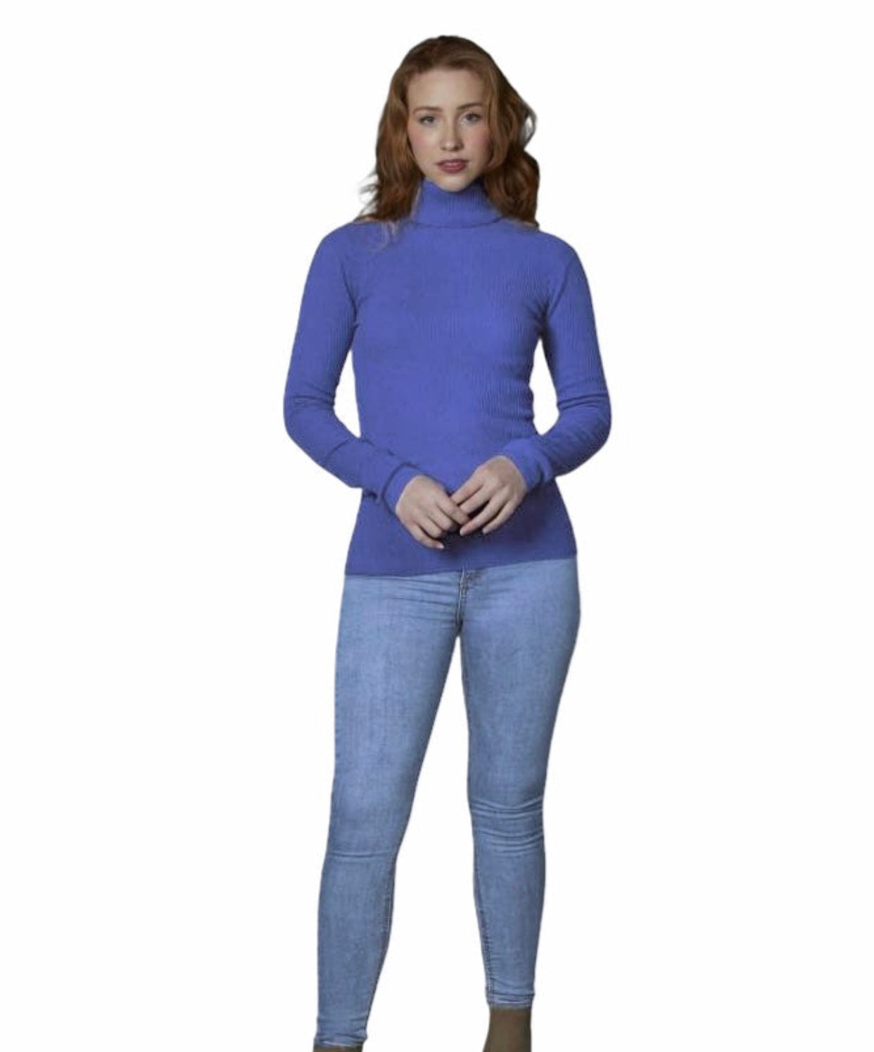 ROSIE ROLL NECK PULLOVER BRIDGE & LORD CASHMERE / MERINO