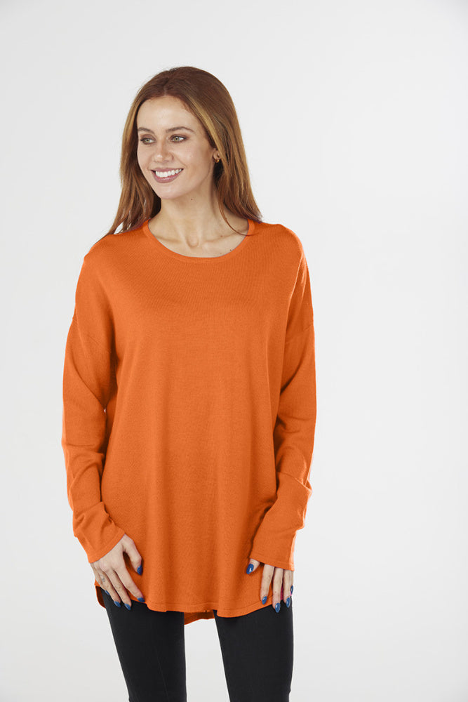 ESSENTIAL CREW JERSEY CENTRE BACK SEAM PULLOVER
