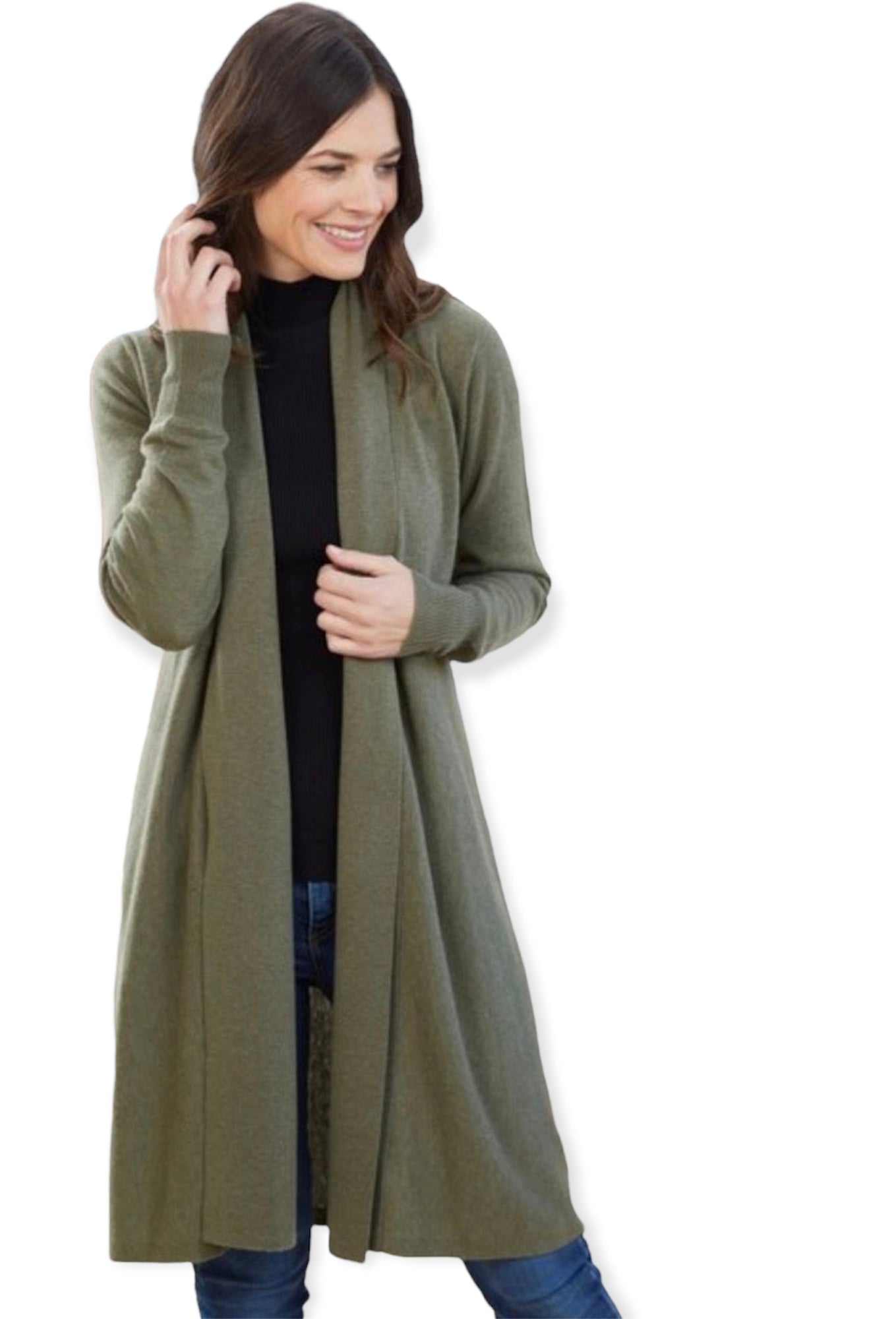 ESSENTIAL EDGE TO EDGE CARDIGAN