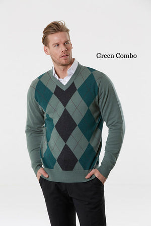V- neck Diamond Cashmere