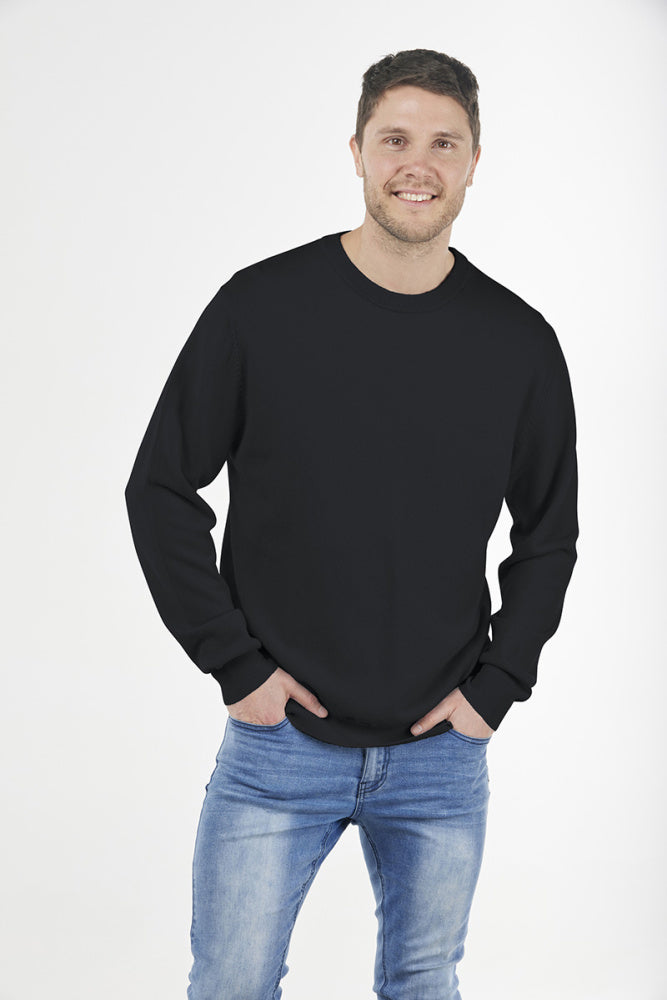 MERINO / CASHMERE ESSENTIAL CREW NECK PULLOVER BRIDGE & LORD
