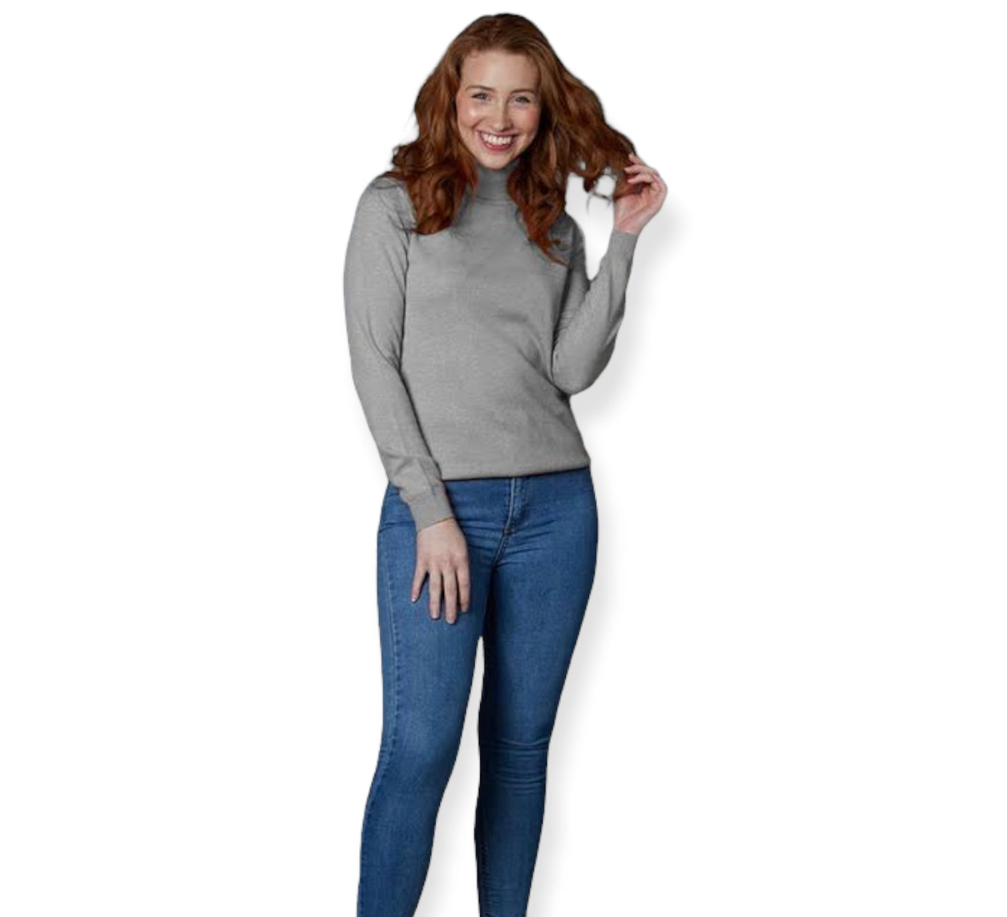 ROSIE ROLL NECK PULLOVER BRIDGE & LORD CASHMERE / MERINO