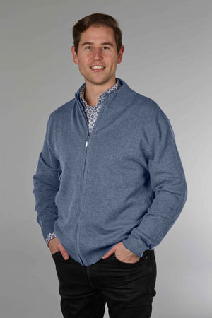 Essential Zip Jacket Bridge & Lord knitwear