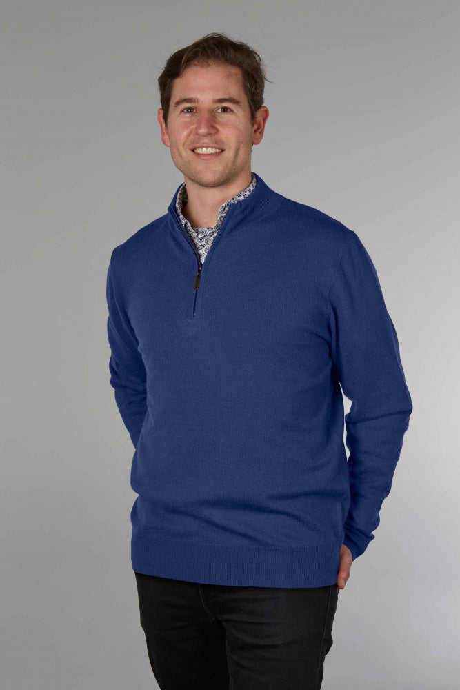 Bridge & Lord - Mens Essential 1/4 Zipper Pullover