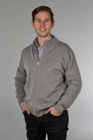 Essential Zip Jacket Bridge & Lord knitwear