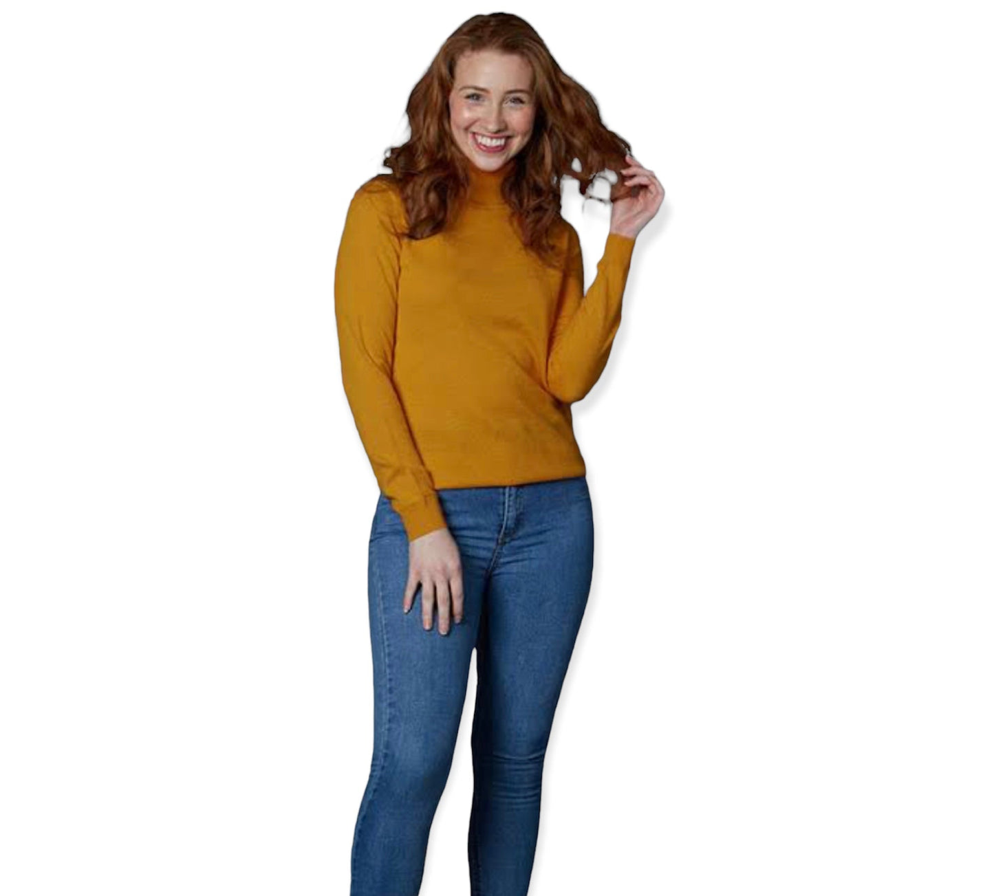 ROSIE ROLL NECK PULLOVER BRIDGE & LORD CASHMERE / MERINO