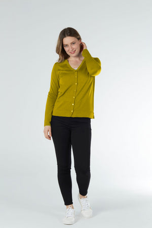 ESSENTIAL VEE NECK CARDIGAN