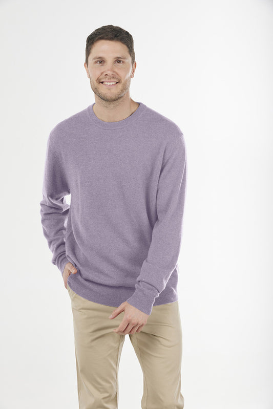 MERINO / CASHMERE ESSENTIAL CREW NECK PULLOVER BRIDGE & LORD