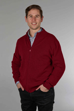 Essential Zip Jacket Bridge & Lord knitwear
